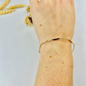 Bracelet 3.90g d'or jaune 18K