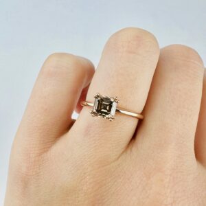Bague diamant cognac de 1.08ct