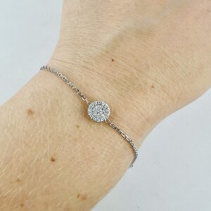 Bracelet pavé de diamants