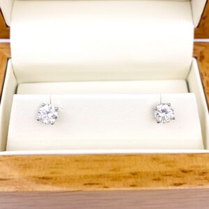 Boucles d'oreilles diamants de 0.50ct