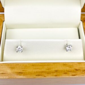 Boucles d'oreilles diamants de 0.22ct