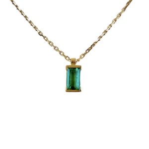 Pendentif émeraude de 0,60ct