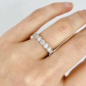 Alliance 9 diamants pour 1,21ct