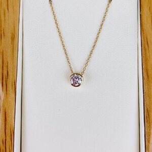 Pendentif diamant de 0,25ct or jaune