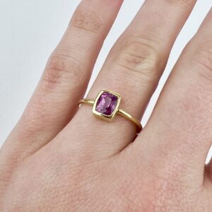 Bague spinnelle rose