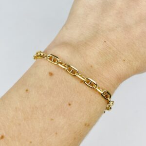Bracelet maille forçat barrette 9,35g